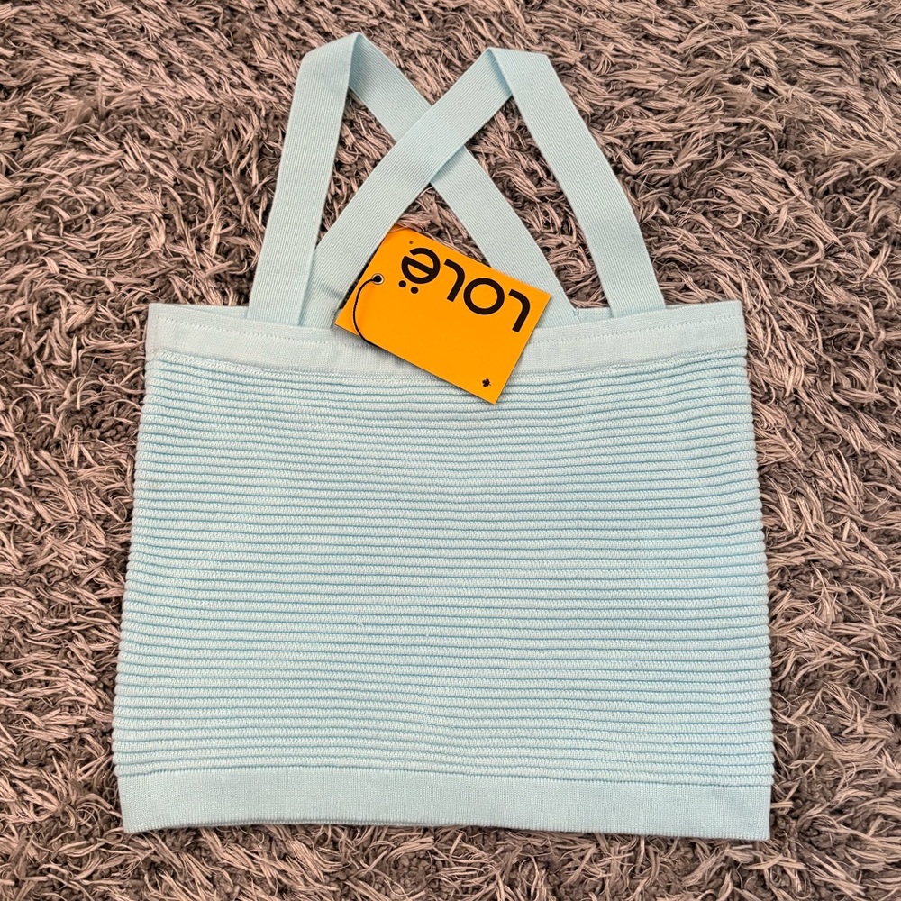 Lole Weekender Ottoman Top In Cerulean Blue - XXS - Picture 2 of 6